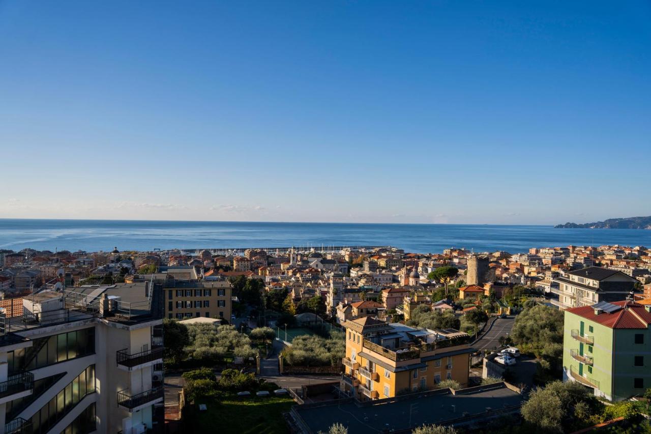 093 - Casa Panorama, Vista Mare E Vista Portofino, 500 Metri Centro Di Chiavari, Posto Auto Gratis Incluso Apartman Kültér fotó